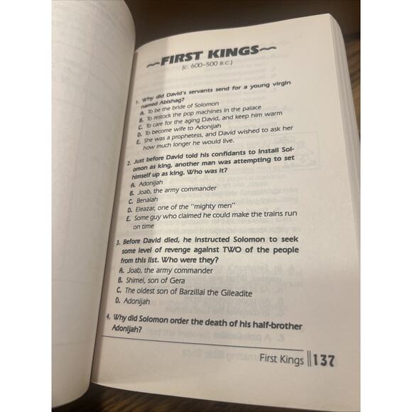 THREE VOLUMES! Nelson's Amazing Bible Trivia BOOKS 1, 2, 3 - EXCELLENT! - Picture 13 of 14